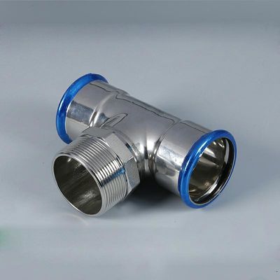 T inossidabile amichevole di Eco che misura DN22 - accessori per tubi della stampa DN55