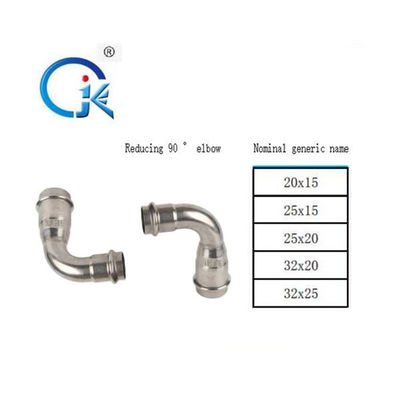 SS304L/SS316L un tipo campioni liberi di 90 di grado del gomito accessori per tubi m. Type V