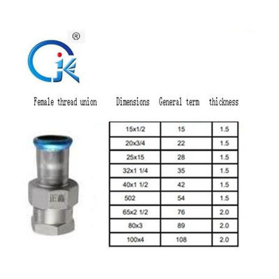 Nicheli gli ss bianchi collocano sul tee DN15 adattantesi che lucida l'accessorio per tubi di forma di T