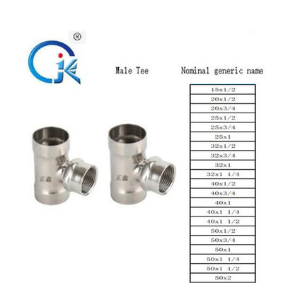 DVGW/WRAS m. Profile Press Fittings 1.6MPa che coppia il montaggio di acciaio inossidabile
