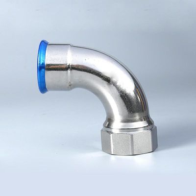 Gomito 2Mpa di misura di spinta di compressione industriale interno del filo da 90 gradi metrico