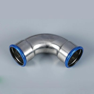 La spinta di compressione misura il connettore di profilo degli accessori per tubi di acciaio inossidabile 1.6MPa V infilato
