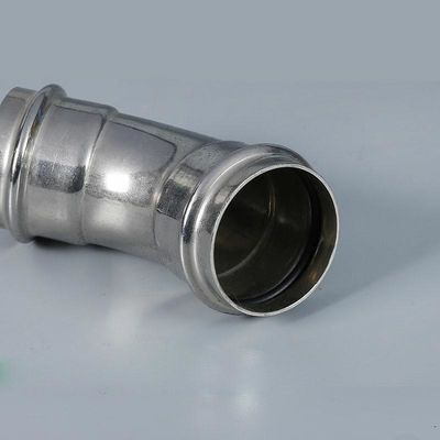 Accessori per tubi d'acciaio di ISO9001 ss, curvature di acciaio inossidabile di 90 gradi